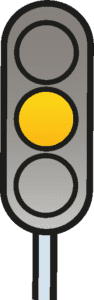 Ampel gelb